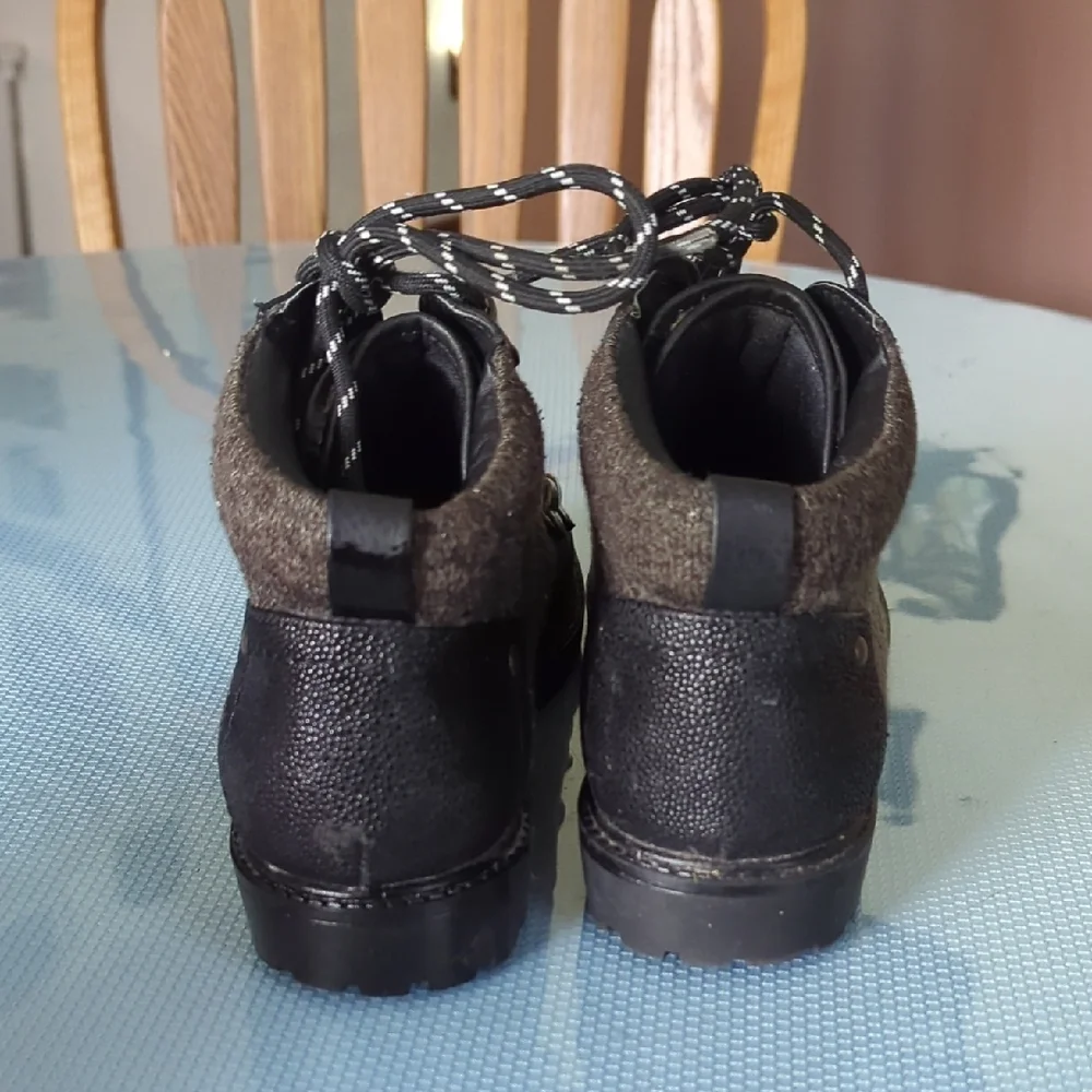 Indigo Rd. Black Lace-Up Boots